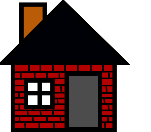 Brick House Clip Art at Clker.com - vector clip art online, royalty