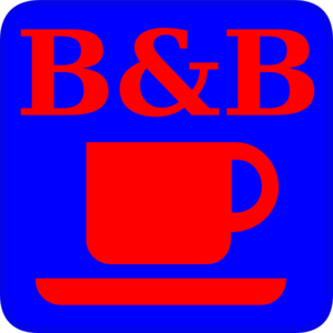 B&b Blu/rosso 1/a Clip Art