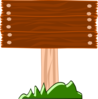 Wood Street Sign Clip Art