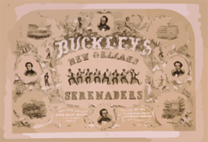 Buckley S New Orleans Serenaders Who Have Appeared With Great Success In The Following Countries, England, Ireland, Scotland, Wales, Mexico, California & Principal Cities Of The United States. Clip Art