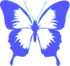 Butterfly Light Blue Clip Art
