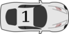 Car 1 - Top View Clip Art