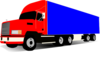 Truck 18 Wheeler Trucker Clip Art