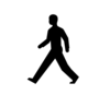Male-body-walking Clip Art