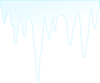 Icicle Light Blue Linear Clip Art