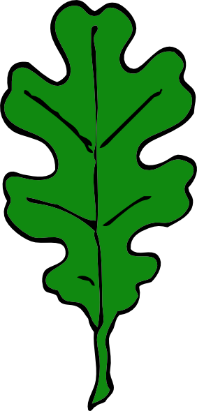 Green Oak Leaf Clip Art at Clker.com - vector clip art online, royalty
