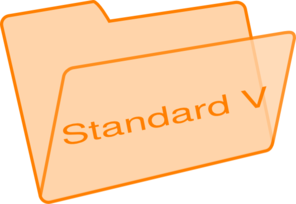 Standard V Clip Art