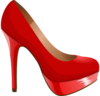 Red High Heel Clip Art