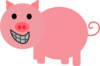 Cheeky Pig Clip Art