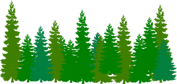 Green Tree Line Clip Art at Clker.com - vector clip art online, royalty