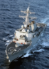The Guided Missile Destroyer Uss Donald Cook Underway In The Mediterranean Sea. Clip Art