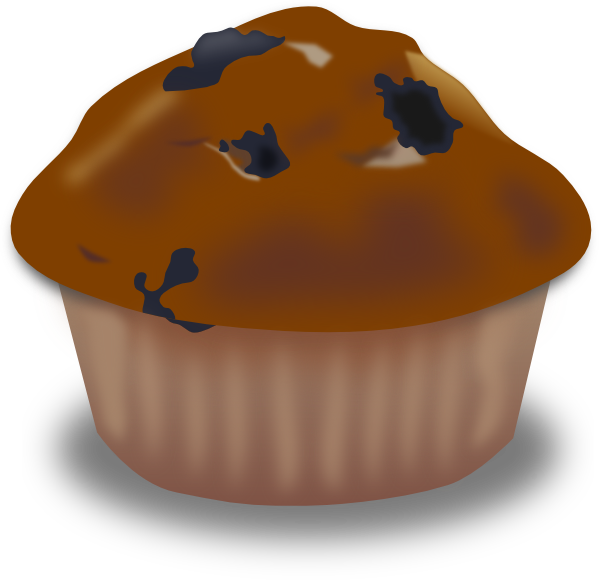 Chocolate Muffin Clip Art at Clker.com - vector clip art online
