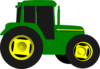 Green Tractor Clip Art