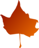 Torn Maple Leaf Red Clip Art