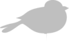 Bird Gray Clip Art