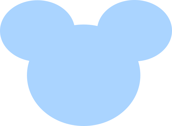 Mickey Mouse Outline Clip Art at Clker.com - vector clip art online ...