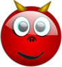 Pig Devil Face Clip Art
