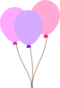Girl Ballons Pink Clip Art