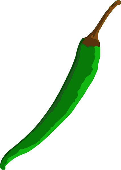Green Chilli Clip Art at Clker.com - vector clip art online, royalty