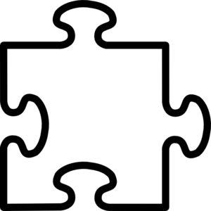 Blank Jigsaw Clip Art at Clker.com - vector clip art online, royalty ...