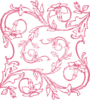 Decoration, Pretty, Pink, Swirl, Border Clip Art