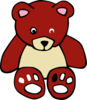 Cute Brown Teddy Clip Art