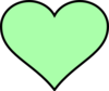 Bigger Green Heart Clip Art