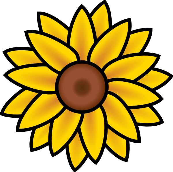 Download Sunflower Clip Art at Clker.com - vector clip art online ...