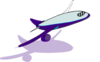 Airplane Taking Off Clip Art