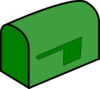 Green Mailbox Clip Art