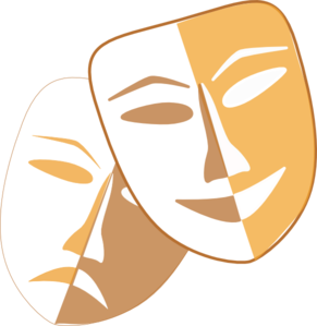 Theatre Masks Clip Art