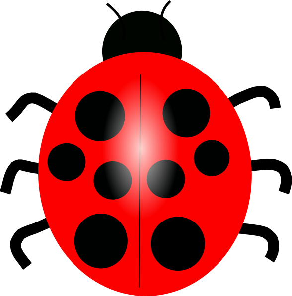 Red Ladybug Clip Art at Clker.com - vector clip art online, royalty