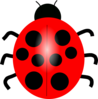 Red Ladybug Clip Art