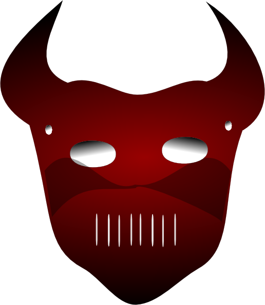 Devil Mask Clip Art at Clker.com - vector clip art online, royalty free