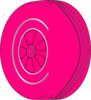Pink Wheel Clip Art