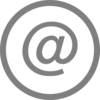 Email Logo Grey Clip Art
