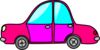 Pink Car Clip Art