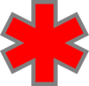 Red3 Star Of Life Clip Art