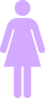 Lavender  Female Symbol Clip Art