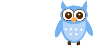 Cute Blue Owl Clip Art