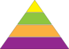 Concept Pyramid Diagram Clip Art