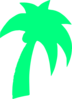 Palm Tree Light Green Clip Art