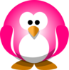 Pink Penguin Clip Art