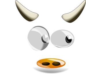 Eyes Nose Horns Clip Art