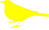 Little Yellow Bird Clip Art