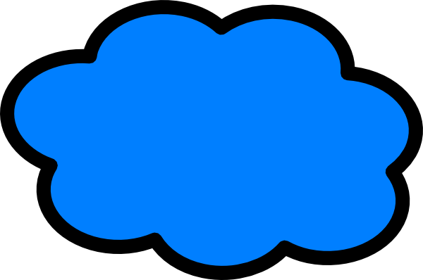 Cloud Light Blue Clip Art at Clker.com - vector clip art online