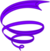 Spiral-purple Clip Art