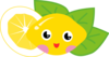 Lemon Cartoon Character Clip Art