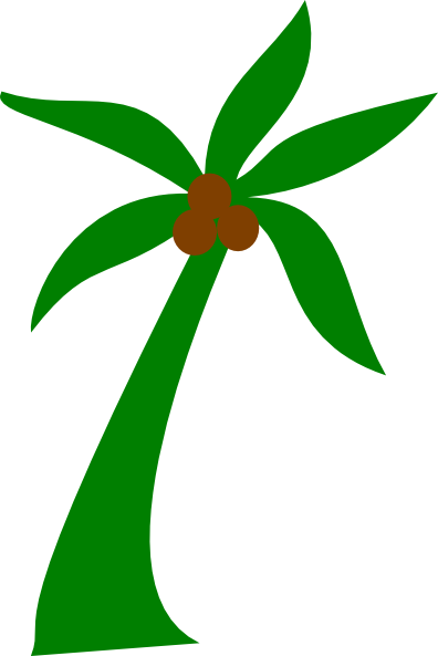 Palm Tree With Coconuts Clip Art at Clker.com - vector clip art online ...