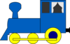 Simple Train Engine Clip Art